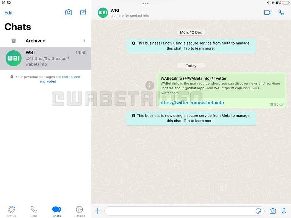WhatsApp iPad Support Spotted in Testing on Latest iOS Beta, Improved Group Calls Interface on Android