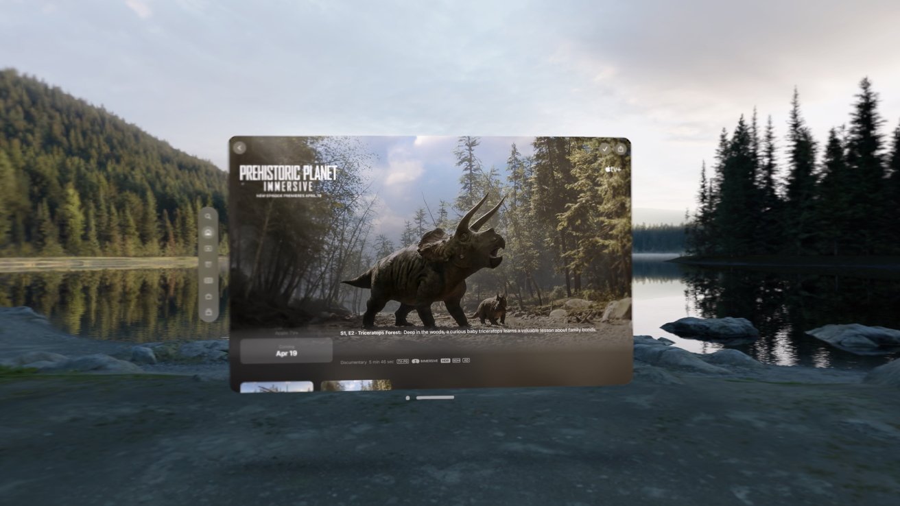 Join a prehistoric journey with Apple’s latest immersive Vision Pro film