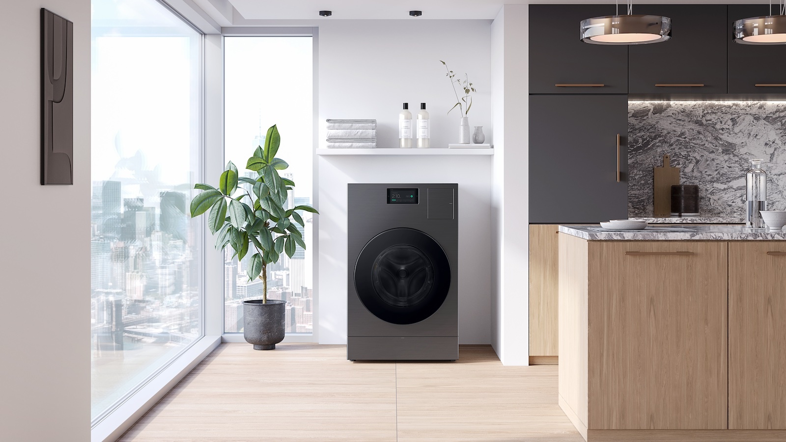 The Samsung Bespoke AI Laundry Combo is a washer and dryer