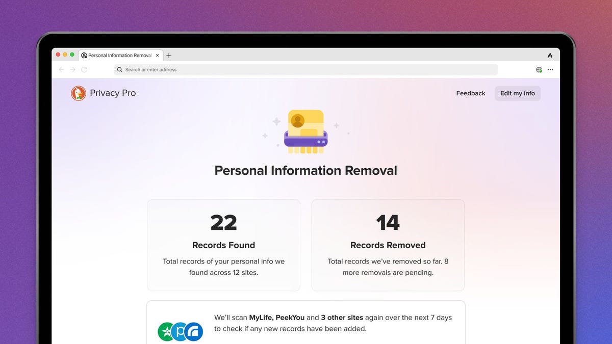 DuckDuckGo’s Privacy Pro bundles a VPN with personal data removal and identity theft restoration